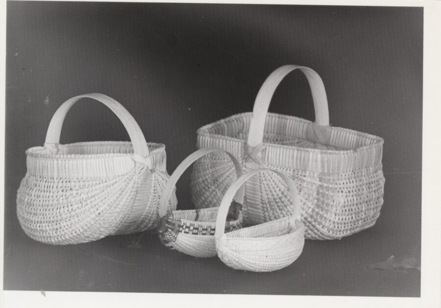 Vintage woven baskets