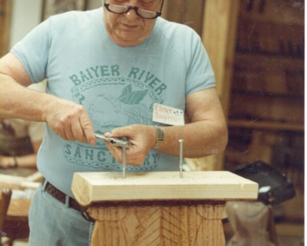 Woodcarver EJ Tangerman