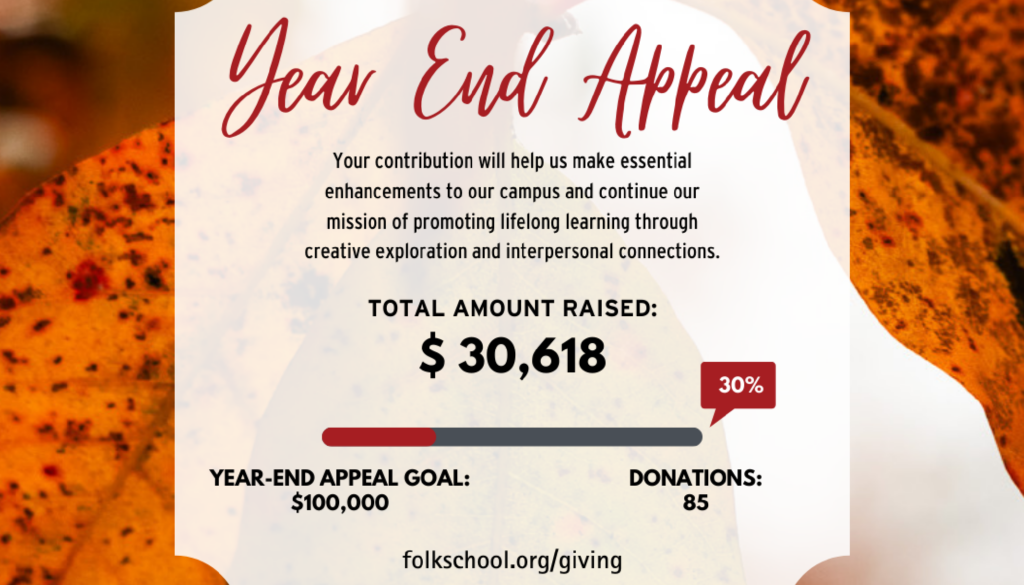 Support the Folk School During Our Year End Appeal