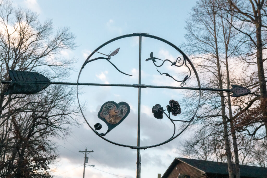 Auction Highlight: Choo Choo Forge's Garden Wind Vane