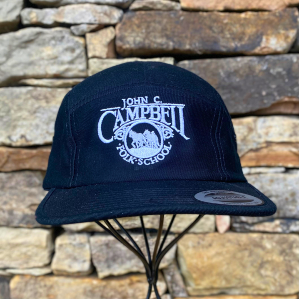 Black Logo Camper Cap