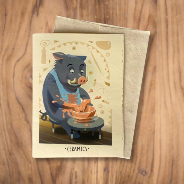 Critter Card-Ceramics