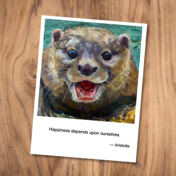 Four Pack of Cards - Otters