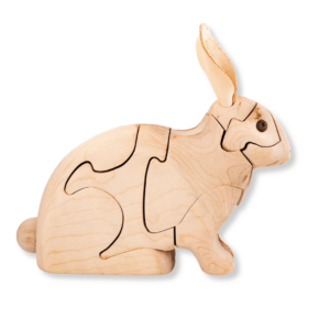 White Rabbit Wood Puzzle by Peter Chapman - Image 2