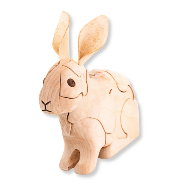 White Rabbit Wood Puzzle by Peter Chapman