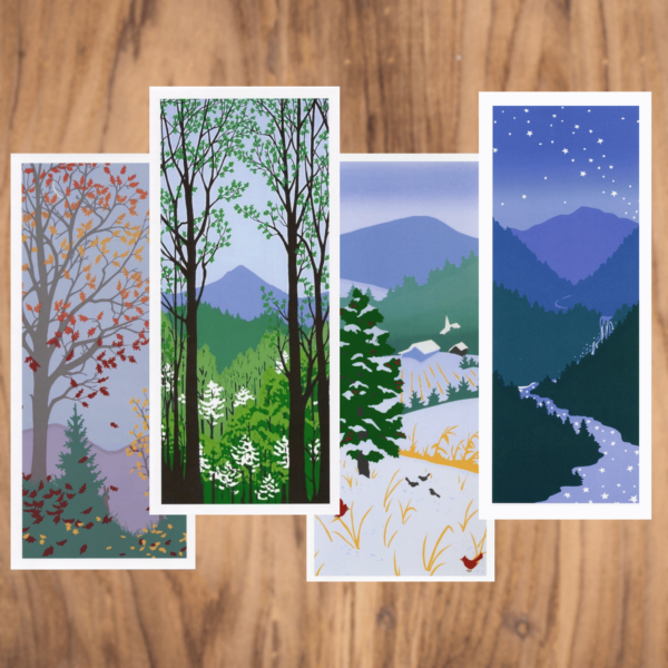 Assorted Vistas Note Cards, Pack of 8